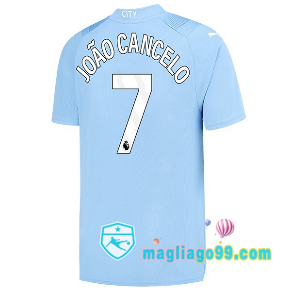 Magliago - Passione Maglie Thai Affidabili Basso Costo Online Shop | Maglia Manchester City (João Cancelo 7) Prima Blu 2023/2024