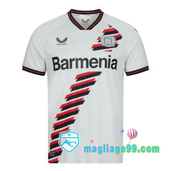 Magliago - Passione Maglie Thai Affidabili Basso Costo Online Shop | Maglia Bayer 04 Leverkusen Seconda Bianco 2023/2024