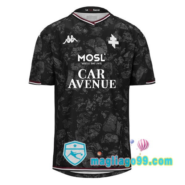 Magliago - Passione Maglie Thai Affidabili Basso Costo Online Shop | Maglia FC Metz Terza Nero 2023/2024