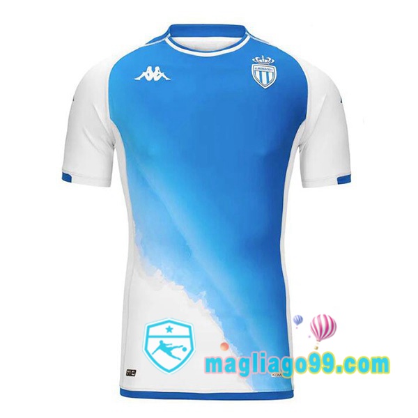 Magliago - Passione Maglie Thai Affidabili Basso Costo Online Shop | Maglia AS Monaco Terza Blu Bianco 2023/2024