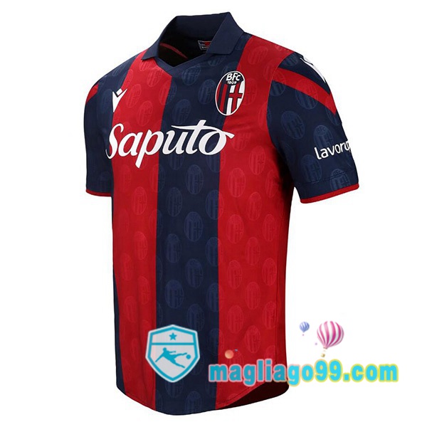 Magliago - Passione Maglie Thai Affidabili Basso Costo Online Shop | Maglia Bologna Prima Blu Rosso 2023/2024