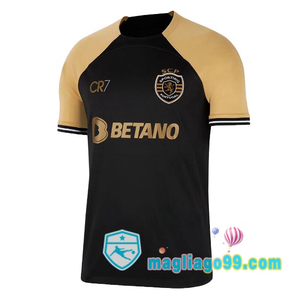 Magliago - Passione Maglie Thai Affidabili Basso Costo Online Shop | Maglia Sporting CP Terza Nero 2023/2024