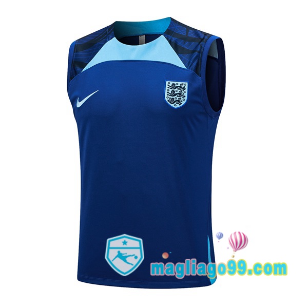 Magliago - Passione Maglie Thai Affidabili Basso Costo Online Shop | Gilet Calcio Inghilterra Blu 2023/2024