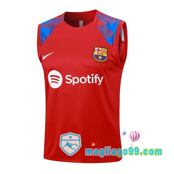 Magliago - Passione Maglie Thai Affidabili Basso Costo Online Shop | Gilet Calcio FC Barcellona Rosso 2023/2024
