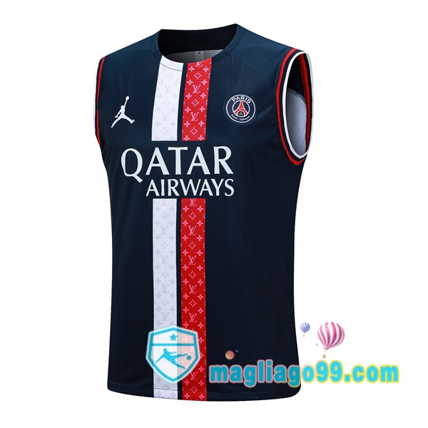 Magliago - Passione Maglie Thai Affidabili Basso Costo Online Shop | Gilet Calcio Paris PSG Blu Royal 2023/2024