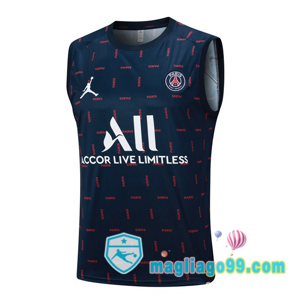 Magliago - Passione Maglie Thai Affidabili Basso Costo Online Shop | Gilet Calcio Paris PSG Blu Royal 2023/2024
