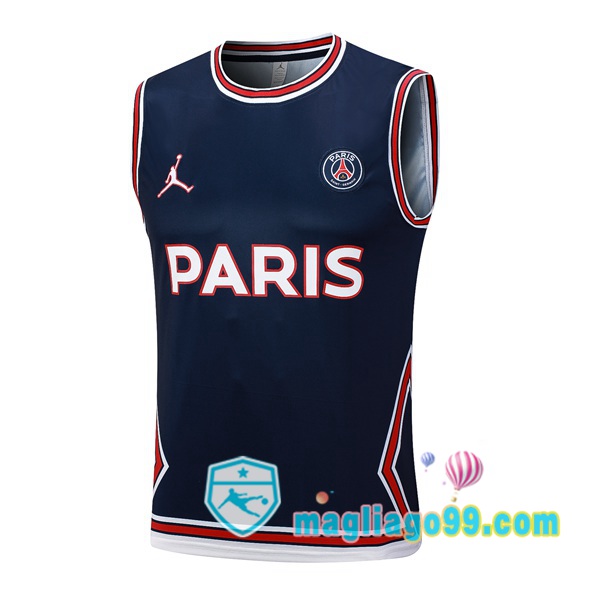 Magliago - Passione Maglie Thai Affidabili Basso Costo Online Shop | Gilet Calcio Paris PSG Blu Royal 2023/2024