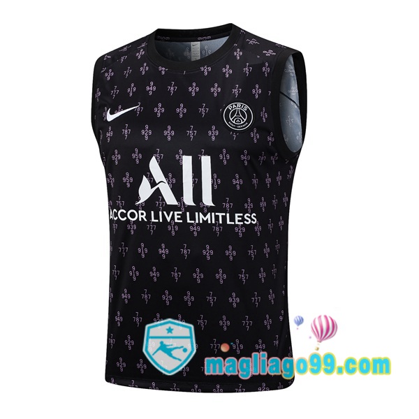 Magliago - Passione Maglie Thai Affidabili Basso Costo Online Shop | Gilet Calcio Paris PSG Nero 2023/2024
