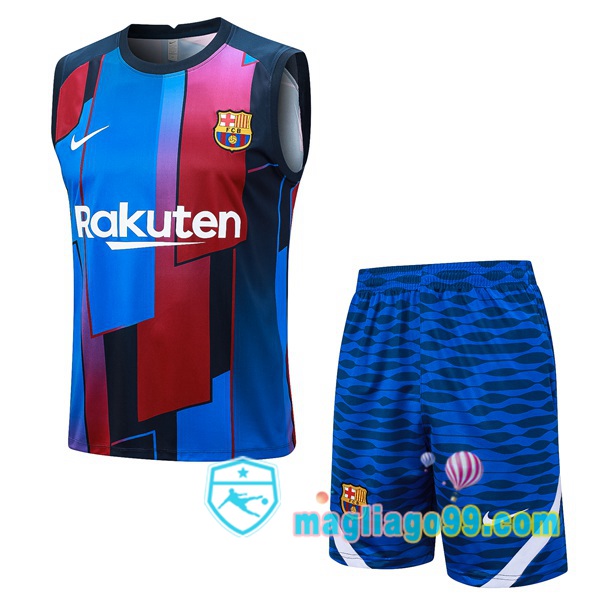 Magliago - Passione Maglie Thai Affidabili Basso Costo Online Shop | Gilet Calcio FC Barcellona + Shorts Blu 2023/2024