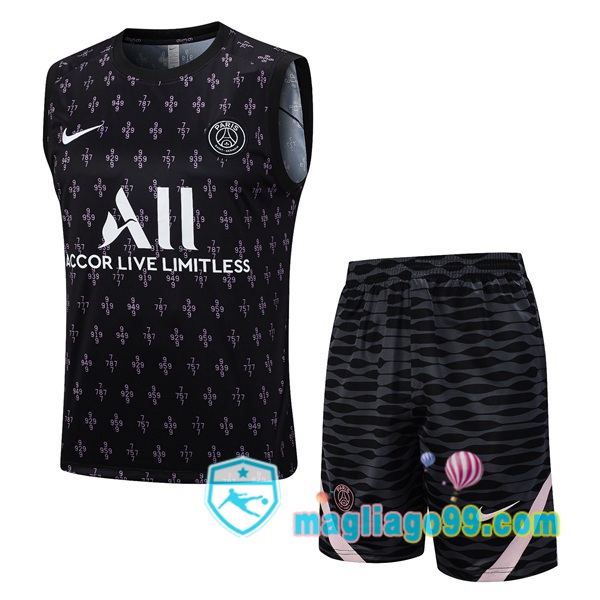 Magliago - Passione Maglie Thai Affidabili Basso Costo Online Shop | Gilet Calcio Paris PSG + Shorts Nero 2023/2024