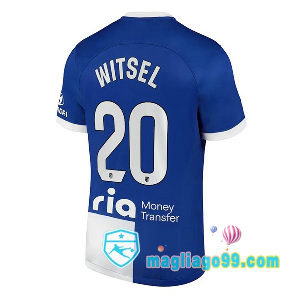 Magliago - Passione Maglie Thai Affidabili Basso Costo Online Shop | Maglia Atletico Madrid (Witsel 20) Seconda Blu 2023/2024