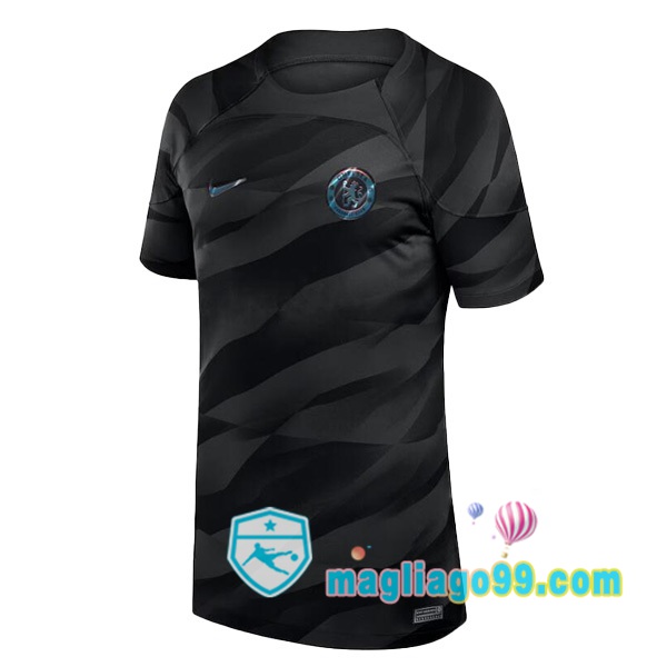 Magliago - Passione Maglie Thai Affidabili Basso Costo Online Shop | Maglia FC Chelsea Portiere Nero 2023/2024