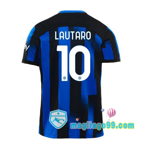 Magliago - Passione Maglie Thai Affidabili Basso Costo Online Shop | Maglia Inter Milan (LAUTARO 10) Prima Blu 2023/2024