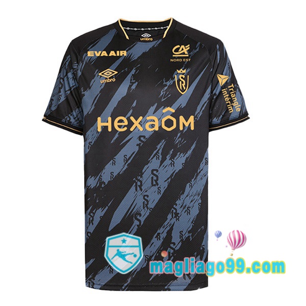 Magliago - Passione Maglie Thai Affidabili Basso Costo Online Shop | Maglia Stade de Reims Terza Nero 2023/2024