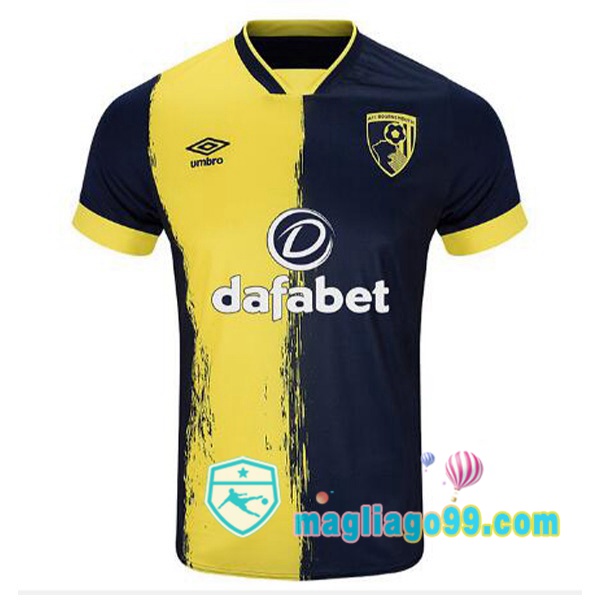 Magliago - Passione Maglie Thai Affidabili Basso Costo Online Shop | Maglia AFC Bournemouth Terza Giallo Blu 2023/2024