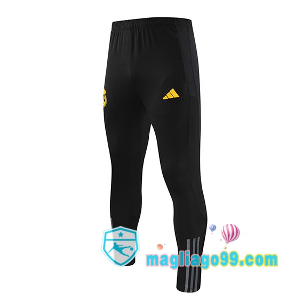 Magliago - Passione Maglie Thai Affidabili Basso Costo Online Shop | Pantaloni Da Allenamento Real Madrid Nero 2023/2024