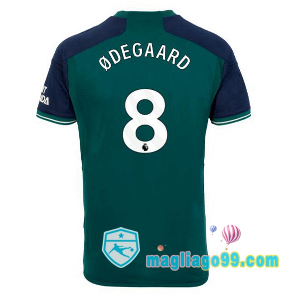 Magliago - Passione Maglie Thai Affidabili Basso Costo Online Shop | Maglia Arsenal (ØDEGAARD 8) Terza Verde 2023/2024