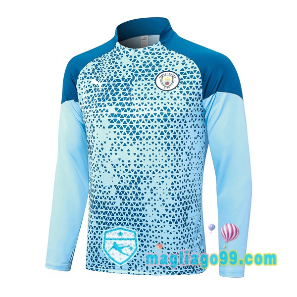 Magliago - Passione Maglie Thai Affidabili Basso Costo Online Shop | Felpa Calcio Manchester City Blu 2023/2024