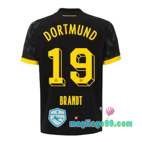 Magliago - Passione Maglie Thai Affidabili Basso Costo Online Shop | Maglia Dortmund BVB (Brandt 19) Seconda Nero 2023/2024