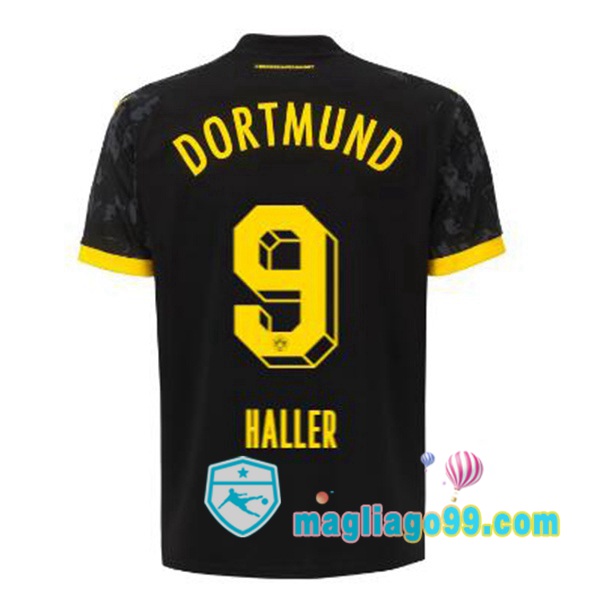 Magliago - Passione Maglie Thai Affidabili Basso Costo Online Shop | Maglia Dortmund BVB (Haller 9) Seconda Nero 2023/2024
