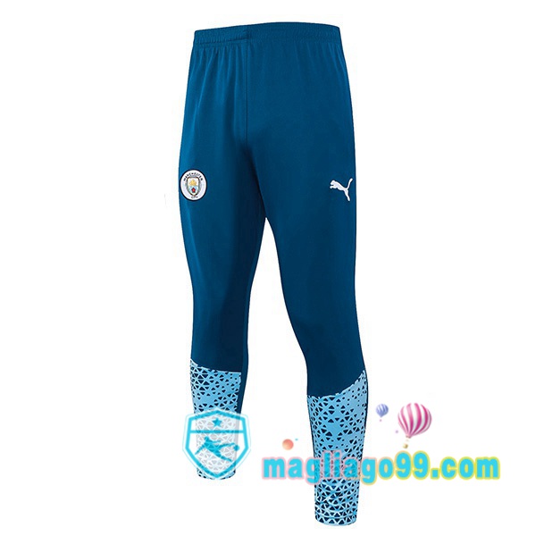 Magliago - Passione Maglie Thai Affidabili Basso Costo Online Shop | Pantaloni Da Allenamento Manchester City Blu 2023/2024