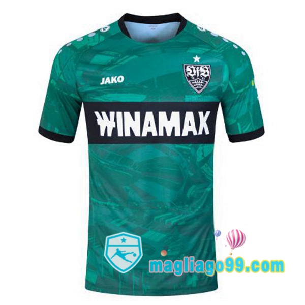 Magliago - Passione Maglie Thai Affidabili Basso Costo Online Shop | Maglia VfB Stuttgart Terza Verde 2023/2024
