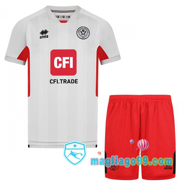 Maglia Sheffield United Bambino Terza Grigio 2023/2024