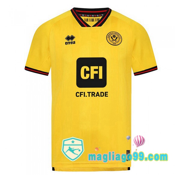 Magliago - Passione Maglie Thai Affidabili Basso Costo Online Shop | Maglia Sheffield United Seconda Giallo 2023/2024