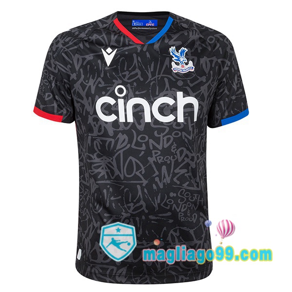 Magliago - Passione Maglie Thai Affidabili Basso Costo Online Shop | Maglia Crystal Palace Terza Blu 2023/2024