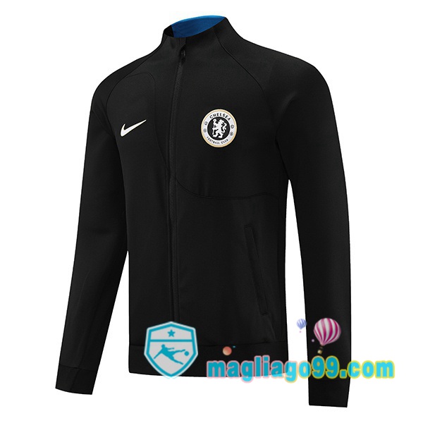Magliago - Passione Maglie Thai Affidabili Basso Costo Online Shop | Giacca Calcio FC Chelsea Nero 2023/2024