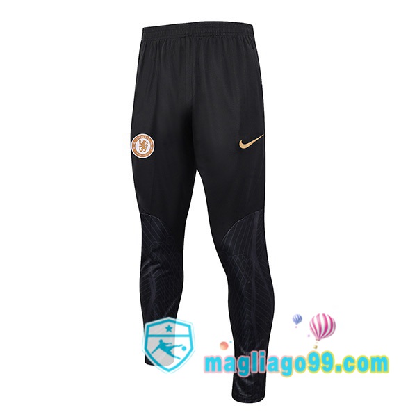 Magliago - Passione Maglie Thai Affidabili Basso Costo Online Shop | Pantaloni Da Allenamento FC Chelsea Nero 2023/2024