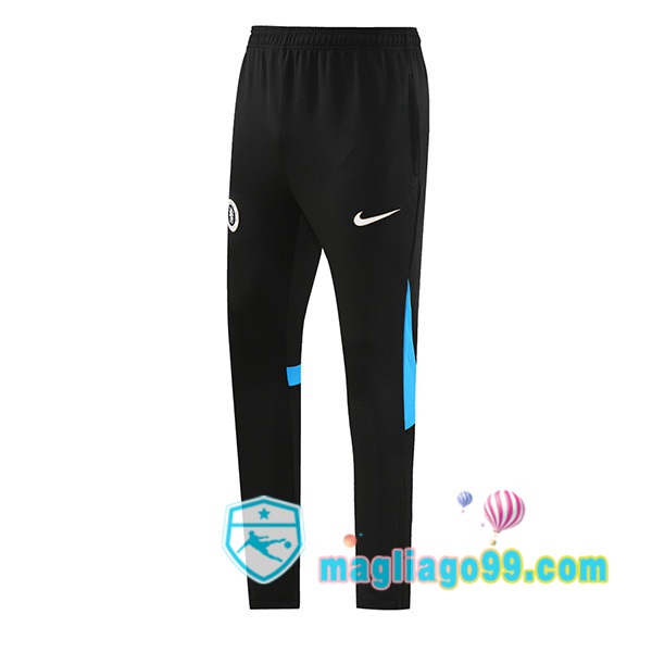 Magliago - Passione Maglie Thai Affidabili Basso Costo Online Shop | Pantaloni Da Allenamento FC Chelsea Nero 2023/2024
