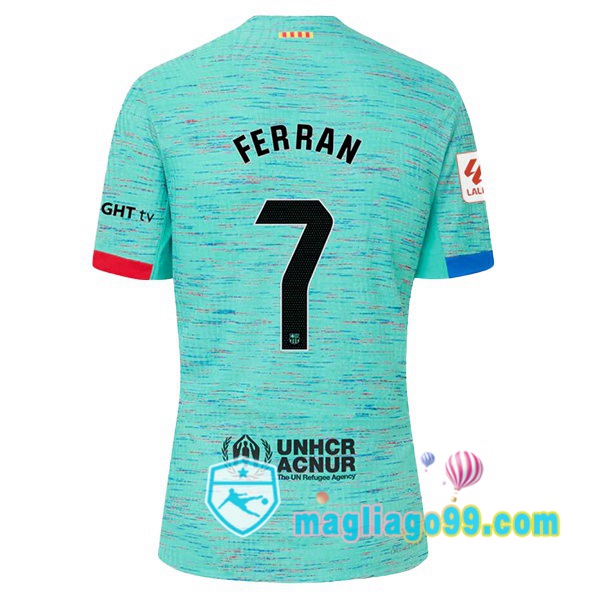 Magliago - Passione Maglie Thai Affidabili Basso Costo Online Shop | Maglia FC Barcellona (FERRAN 7) Terza Verde 2023/2024