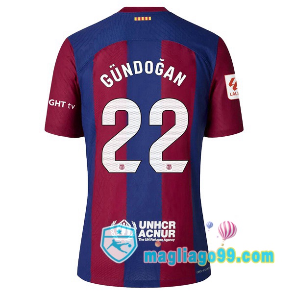 Magliago - Passione Maglie Thai Affidabili Basso Costo Online Shop | Maglia FC Barcellona (GÜNDOĞAN 22) Prima Blu Rosso 2023/2024