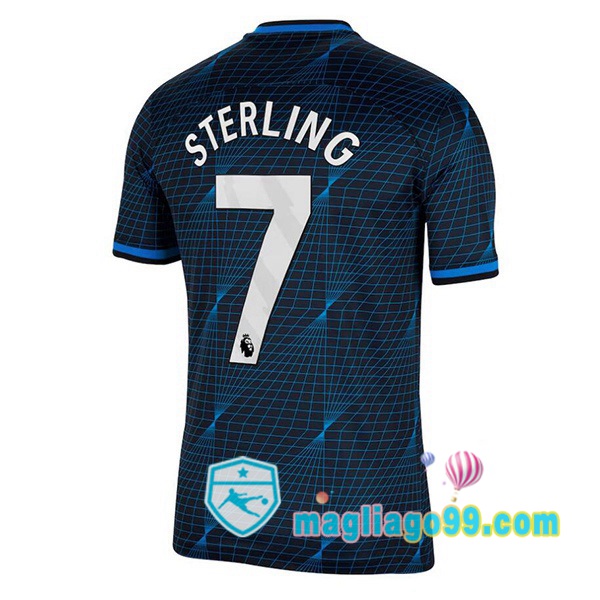Magliago - Passione Maglie Thai Affidabili Basso Costo Online Shop | Maglia FC Chelsea (Sterling 7) Seconda Blu 2023/2024