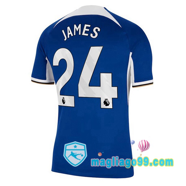 Magliago - Passione Maglie Thai Affidabili Basso Costo Online Shop | Maglia FC Chelsea (James 24) Prima Blu 2023/2024