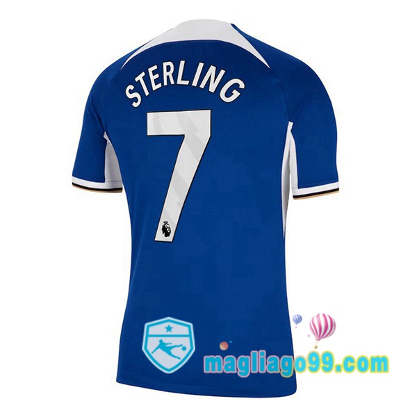 Magliago - Passione Maglie Thai Affidabili Basso Costo Online Shop | Maglia FC Chelsea (Sterling 7) Prima Blu 2023/2024