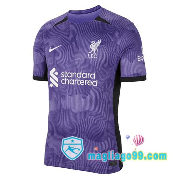 Magliago - Passione Maglie Thai Affidabili Basso Costo Online Shop | Maglia FC Liverpool Terza Porpora 2023/2024