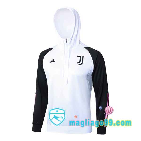 Magliago - Passione Maglie Thai Affidabili Basso Costo Online Shop | Felpa con cappuccio Juventus Bianco 2024/2025