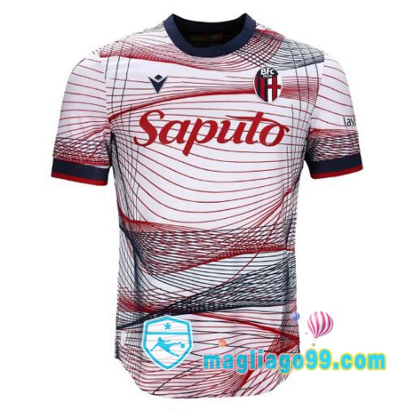 Magliago - Passione Maglie Thai Affidabili Basso Costo Online Shop | Maglia Bologna Terza Bianco Rosso 2023/2024