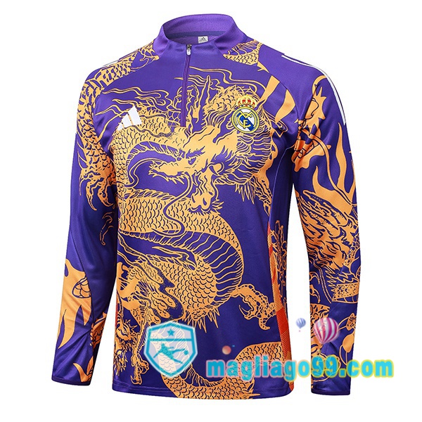Magliago - Passione Maglie Thai Affidabili Basso Costo Online Shop | Felpa Calcio Real Madrid Porpora 2024/2025