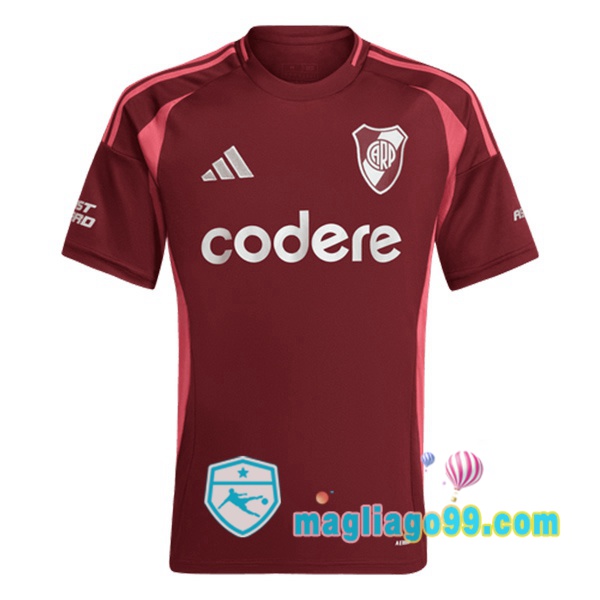 Magliago - Passione Maglie Thai Affidabili Basso Costo Online Shop | Maglia River Plate Seconda Rosso 2024/2025