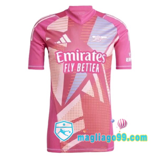 Magliago - Passione Maglie Thai Affidabili Basso Costo Online Shop | Maglia Arsenal Portiere Rosa 2024/2025