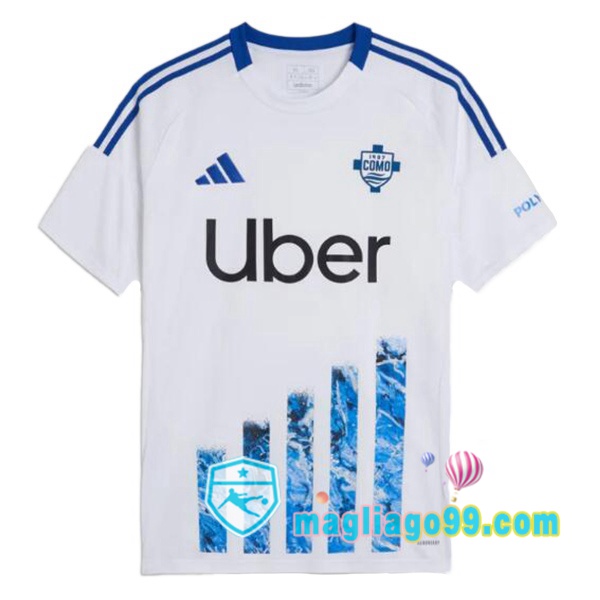 Magliago - Passione Maglie Thai Affidabili Basso Costo Online Shop | Maglia Como 1907 Seconda Bianco 2024/2025