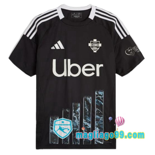 Magliago - Passione Maglie Thai Affidabili Basso Costo Online Shop | Maglia Como 1907 Terza Nero 2024/2025