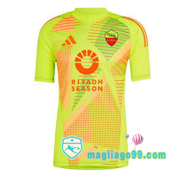 Magliago - Passione Maglie Thai Affidabili Basso Costo Online Shop | Maglia AS Roma Portiere Giallo 2024/2025