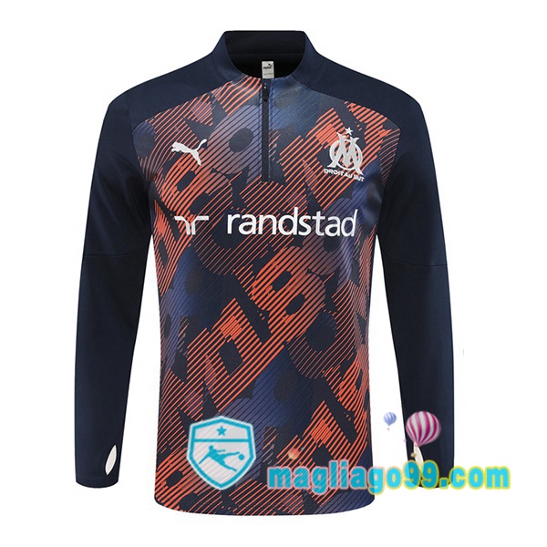 Magliago - Passione Maglie Thai Affidabili Basso Costo Online Shop | Felpa Calcio Marsiglia OM Blu Royal 2024/2025