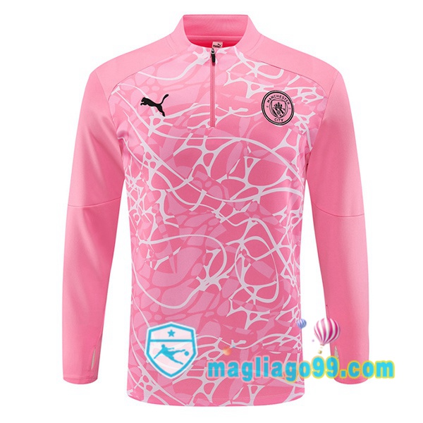 Magliago - Passione Maglie Thai Affidabili Basso Costo Online Shop | Felpa Calcio Manchester City Rosa 2024/2025