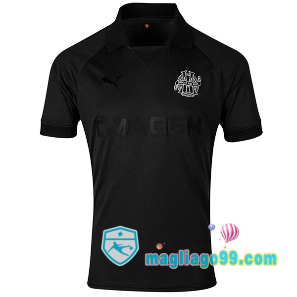 Magliago - Passione Maglie Thai Affidabili Basso Costo Online Shop | Maglia Marsiglia OM Edizione 125° Anniversario Nero 2024/2025