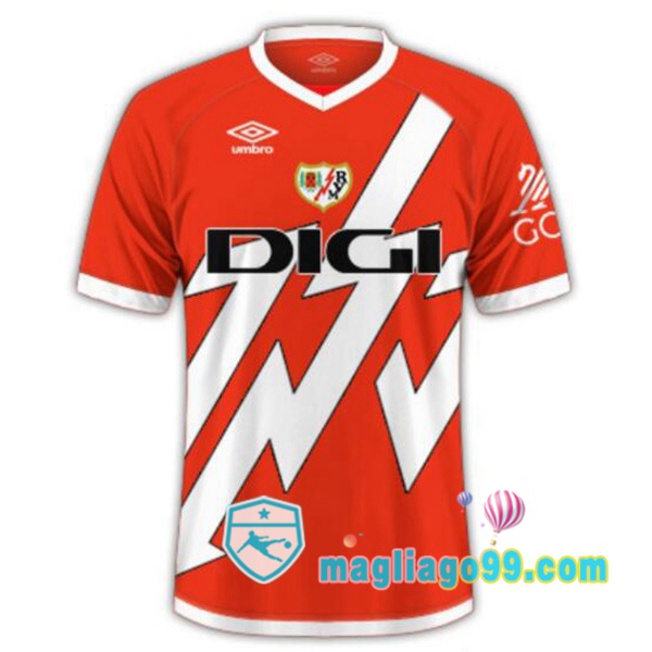 Magliago - Passione Maglie Thai Affidabili Basso Costo Online Shop | Maglia Rayo Vallecano Seconda Rosso 2024/2025